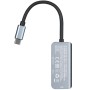 Концентратор 2E USB-C 4-in-1 1xUSB 3.0 + 1xUSB-C PD + HDMI 0.14m gray (2E-W2680)