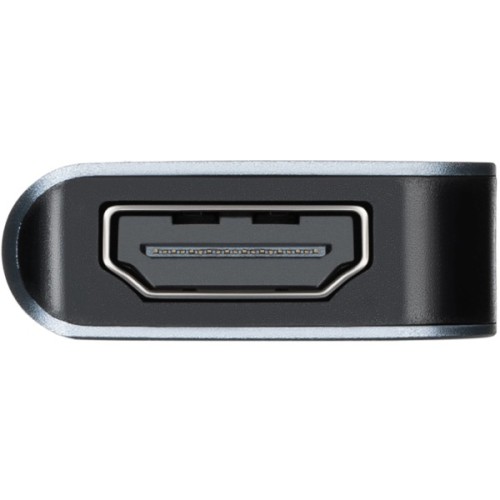 Концентратор 2E USB-C 4-in-1 1xUSB 3.0 + 1xUSB-C PD + HDMI 0.14m gray (2E-W2680)