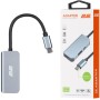 Концентратор 2E USB-C 4-in-1 1xUSB 3.0 + 1xUSB-C PD + HDMI 0.14m gray (2E-W2680)
