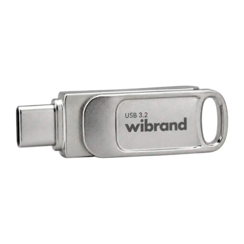 USB флеш накопичувач Wibrand 256GB Bee Silver USB 3.2/Type-C (WI3.2TC/BE256TC039S)