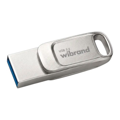 USB флеш накопичувач Wibrand 256GB Bee Silver USB 3.2/Type-C (WI3.2TC/BE256TC039S)