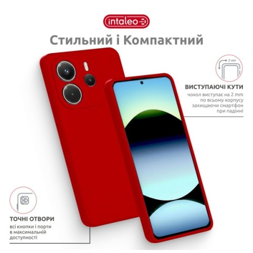 Чохол до мобільного телефона Intaleo SoftShell Xiaomi Redmi Note 14S 4G Red (1283126624964)