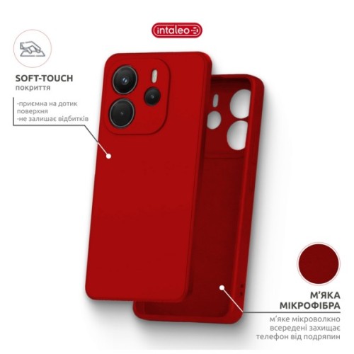 Чохол до мобільного телефона Intaleo SoftShell Xiaomi Redmi Note 14S 4G Red (1283126624964)
