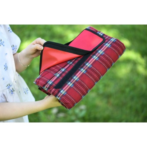 Плед Ardesto Picnic 130х170см, 100% поліестер, клітинка червоний (ART0916RC)