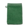 Рушник Kela рукавичка махрова для обличчя Ladessa, зелене листя, 15х21 см (24592) (00000026449)