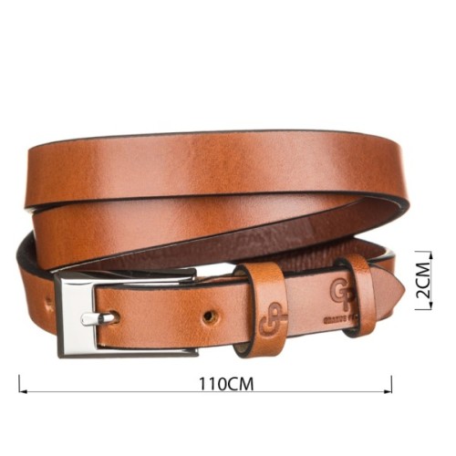 Ремінь Grande Pelle Жіночий Коричневий (11073)