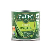Овочева консервація Верес Горошок зелений 420 г (4823105405817)