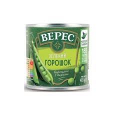 Овочева консервація Верес Горошок зелений 420 г (4823105405817)