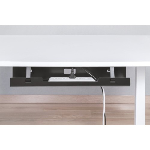 Органайзер для столу Digitus лоток для прокладання кабелів, під столом, чорний (DA-90450)