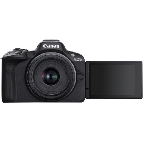 Цифровий фотоапарат Canon EOS R50 + RF-S 18-45 IS STM + RF 75-300 Black (5811C150BA)