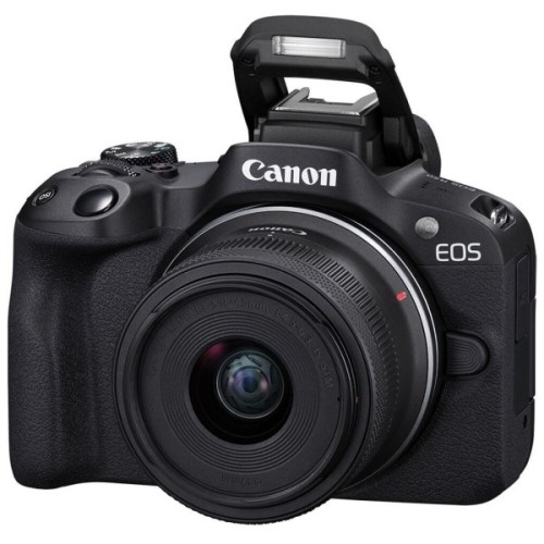 Цифровий фотоапарат Canon EOS R50 + RF-S 18-45 IS STM + RF 75-300 Black (5811C150BA)