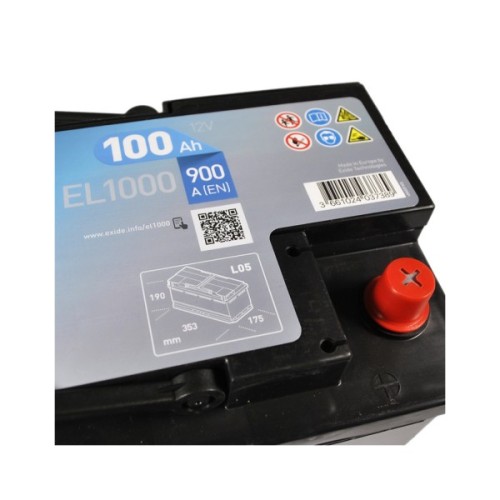 Акумулятор автомобільний EXIDE START-STOP EFB 100A (EL1000)