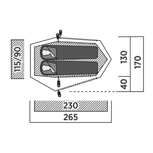 Намет Easy Camp Sarek 2 (120468) (931540)