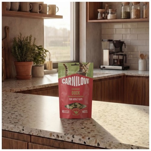 Ласощі для котів Carnilove Crunchy Snack Salmon with Catnip 50 г (8595602582525)
