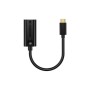 Перехідник USB-C M to HDMI F 0.15m 4K60Hz black Choetech (HUB-H04BK-V5)