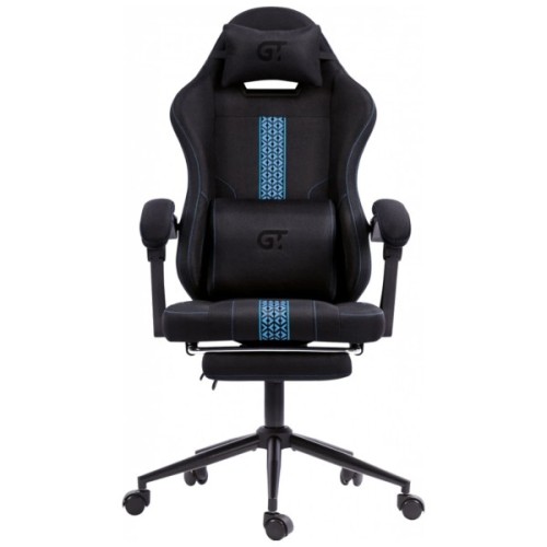 Крісло ігрове GT Racer X-2331 Black/Blue (X-2331 Fabric Black/Blue)