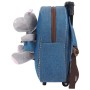 Рюкзак дитячий Perletti Toys Holly Hippo з м''якою іграшкою, на колесах, джинсовий (P13074)