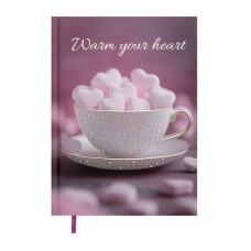 Тижневик Buromax недатований поліграфічний ROMANTIC, A5, світло-рожевий, 336 сторінок (BM.20400-43)