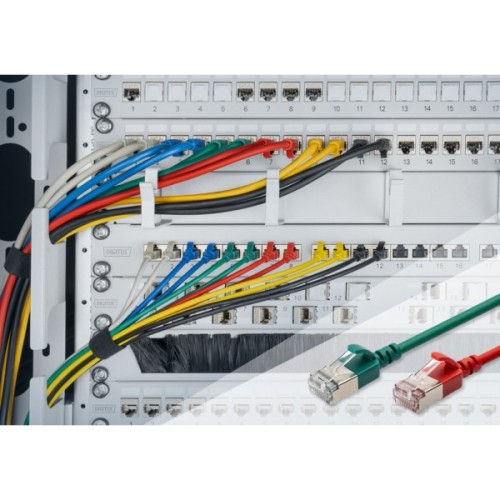Патч-корд 7м, FTP, cat.6A, Sliim, AWG 32/7, Cu, LSZH, grey Digitus (DK-1632-A-070S)