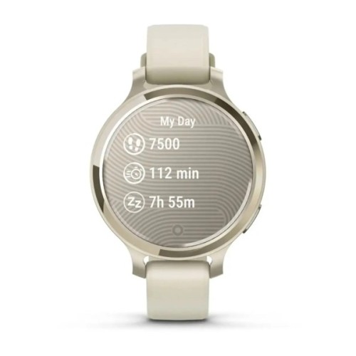 Смарт-годинник Garmin Lily 2 Active, Lunar Gold/Bone, Silicone, (010-02891-00)