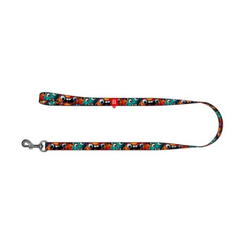 Повідець для собак WAUDOG Nylon "Зубасті монстри" M (341-4048)