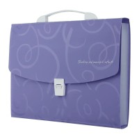Папка - портфель Buromax A4/35мм, BAROCCO, violet (BM.3719-07)