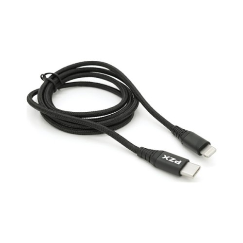 Дата кабель USB-C to Lightning 1.2m 2.1A black PZX (YT-PZX/V-109-M+L/B)