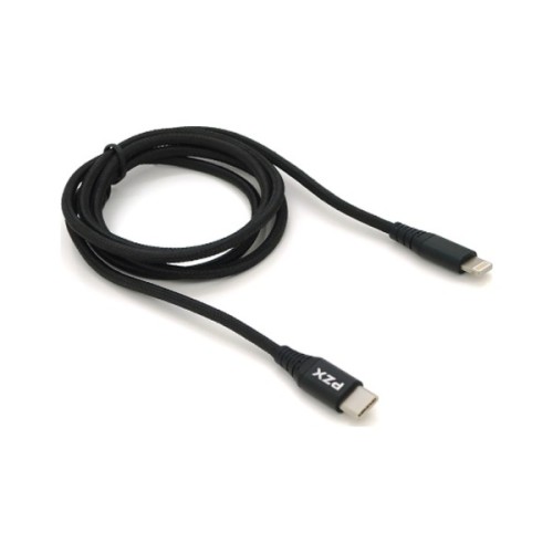 Дата кабель USB-C to Lightning 1.2m 2.1A black PZX (YT-PZX/V-109-M+L/B)