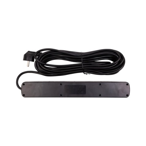 Мережевий фільтр живлення PowerPlant 10м, 6 розеток,USB, Type-C (YS-N6086/10c) (EX610693)