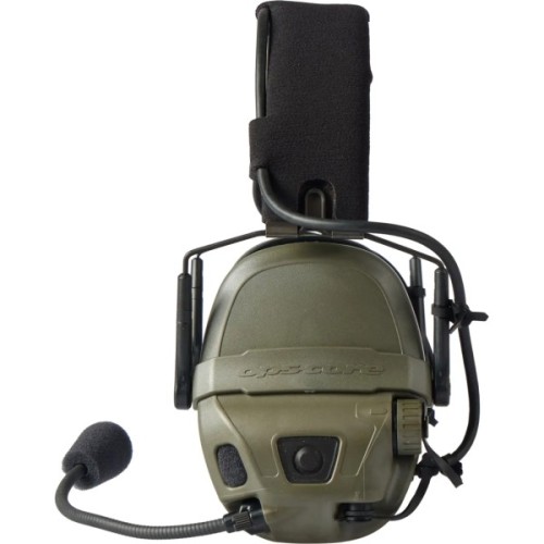 Тактичні навушники Ops-Core AMP Communication Headset-Connectorized. NFMI. Верхній тримач. Ranger Green (N101153-02-0006)
