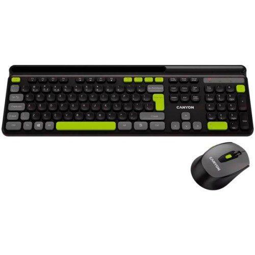 Комплект Canyon HSET-W5 Wireless UA Black (CNS-HSETW5BK)