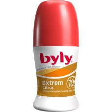 Антиперспірант Byly Extrem Citrus З подвійними мікрочастинками Захист 100 годин для активного способу життя 50 мл (8411104050426) Антиперспірант Byly Extrem Citrus З подвійними мікрочастинками Захист 100 годин для активного способу життя 50 мл (8411104050426)