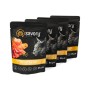 Вологий корм для кішок Savory Sterilised Cats with Turkey and Carrots in Jelly 3+1х85 г (2700000040522)