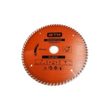 Диск пильний GTM 210×30мм, 72 зуби, по дереву (SBW-21072)