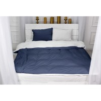 Постільна білизна MirSon Велюр Winter Frost 28-0001 + 28-0006 Bellflower Velvet 2х160х220 (2200004004662)