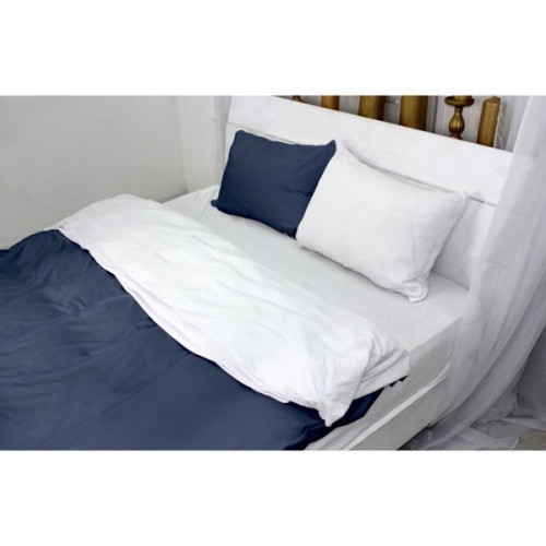 Постільна білизна MirSon Велюр Winter Frost 28-0001 + 28-0006 Bellflower Velvet 2х160х220 (2200004004662)