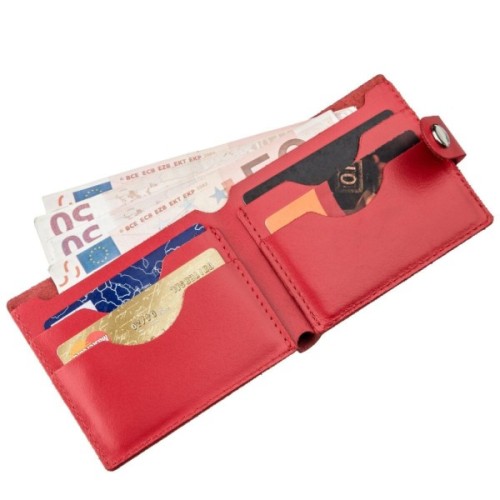 Гаманець Shvigel Шкіряний Червоний (16215)