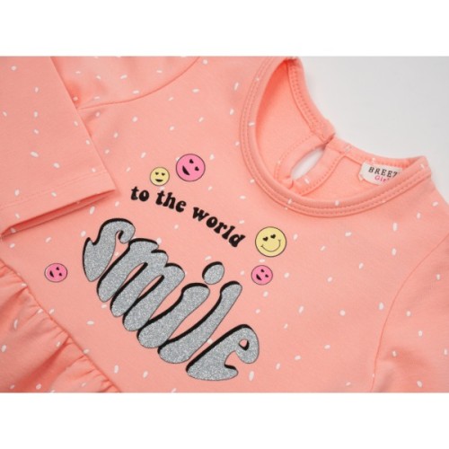 Плаття дитяче Breeze "SMILE" (16624-80G-peach)