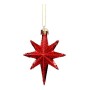 Ялинкова іграшка Chomik Зірки, 9 см, пластикові 4 шт, червоні (5901292631147_3)