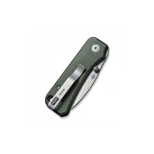 Ніж Civivi Baby Banter Stonewash Green Micarta (C19068SB-1)