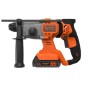 Перфоратор Black&Decker SDS-Plus,18 В, 2Ah, 1.2 Дж, 3 режими, сумка, 2.2 кг (BCD900D1S)