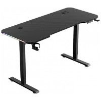 Комп'ютерний стіл GT Racer TY-1611 Black (TY-1611 (160x60x72-117) Black)