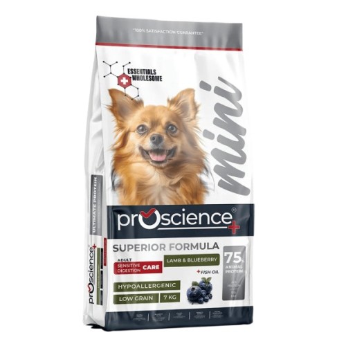 Сухий корм для собак ProScience Mini Adult Dog Lamb & Blueberry 2 кг (8694686407608)