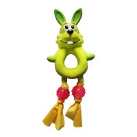 Іграшка для собак MISOKO&CO Кролик різнокольоровий 24 см (BEITR00081)