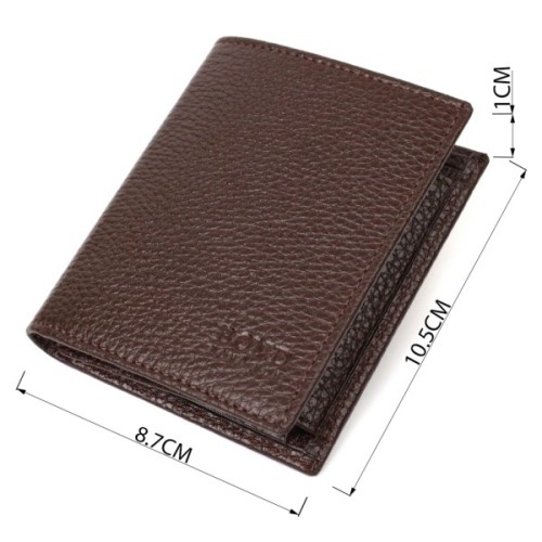 Гаманець Bond Accessories З натуральної шкіри Коричневий (21993)