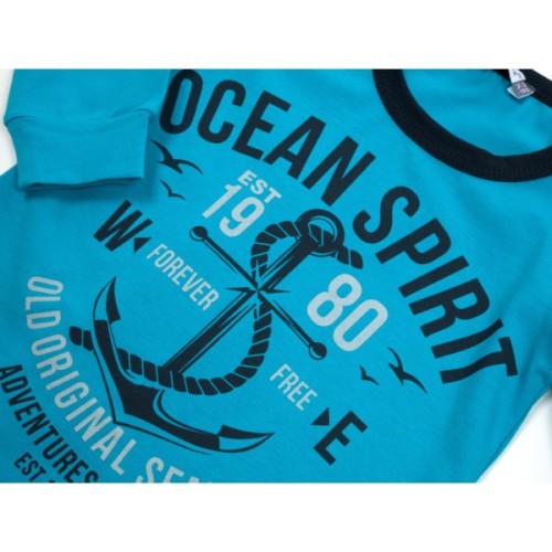 Піжама дитяча Matilda з якорями (12129-2-116B-blue)