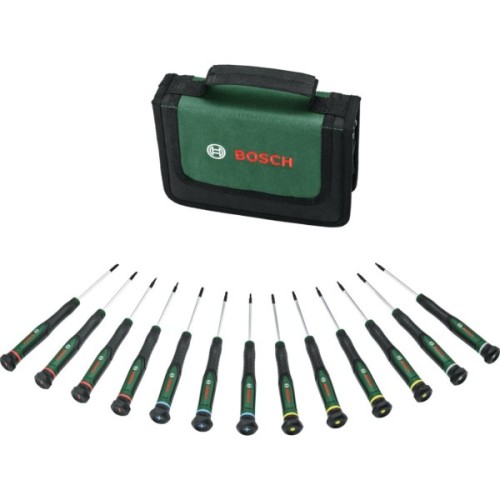 Набір викруток Bosch прецизійних 13шт, SL, PH, TX, HEX, сталь CrV (1.600.A02.Z9N)