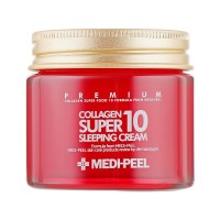 Крем для обличчя Medi-Peel Collagen Super10 Sleeping Cream Омолоджувальний нічний з колагеном 70 мл (8809409342382)