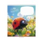 Зошит Школярик Cute bugs 12 аркушів клітинка (012-3462K)