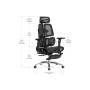 Офісне крісло Mealux S3 Air Plus Black (HF-S3 M/B)